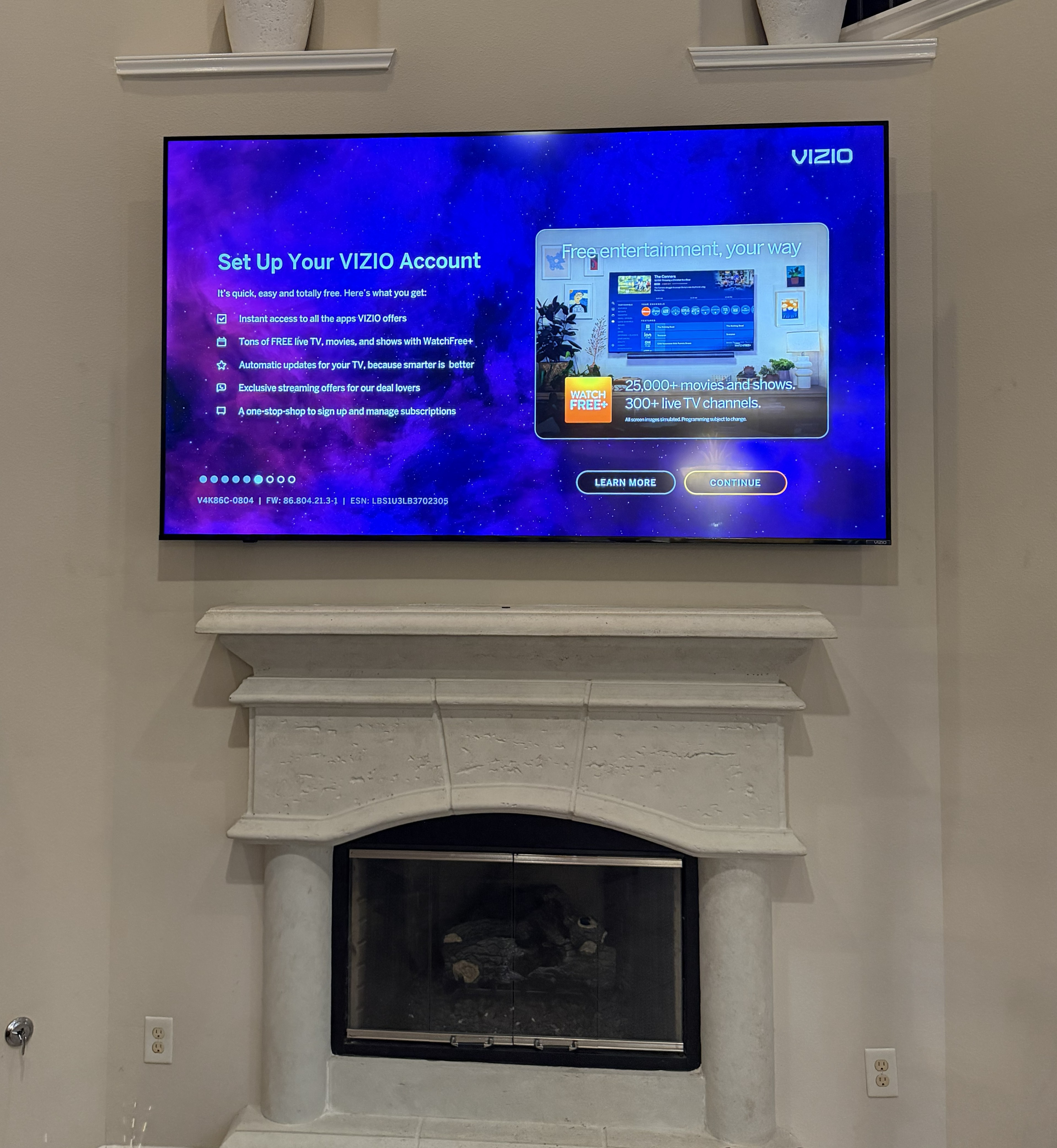 Standard TV wall mount installation in Houston, TX #2